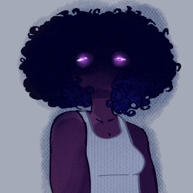 With Intimidating shadow 