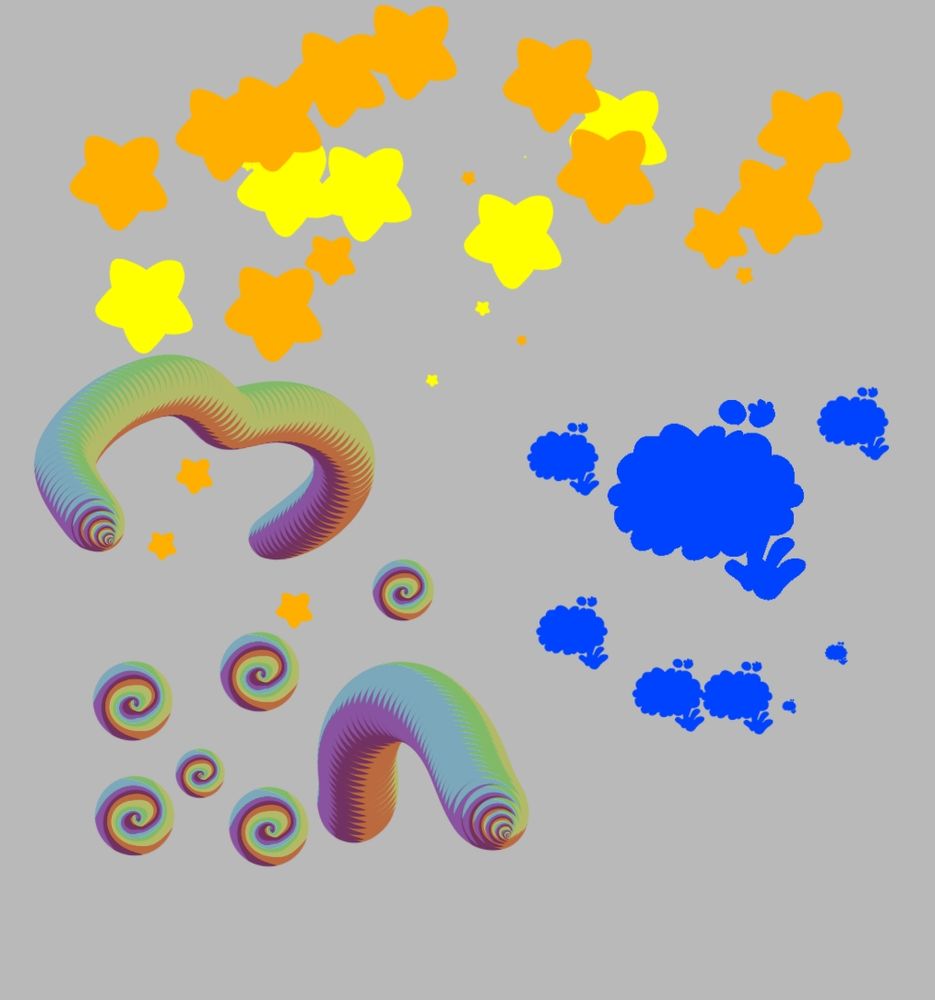 Some shit I threw together so you get an idea of what they look like (not including the biscuit silhouette)