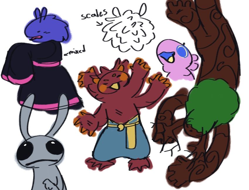 Sketches of some of the Metoo species 