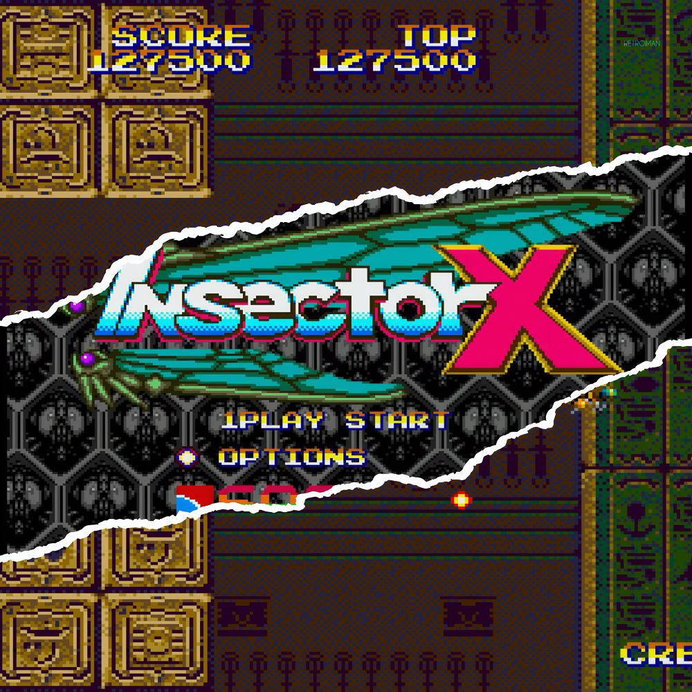 The super fun MegaDrive/Genesis game InsectorX!! Blast bugs in this beautiful side scrolling shooter and make your way through different landscapes such as deserts, jungles, and the cities!