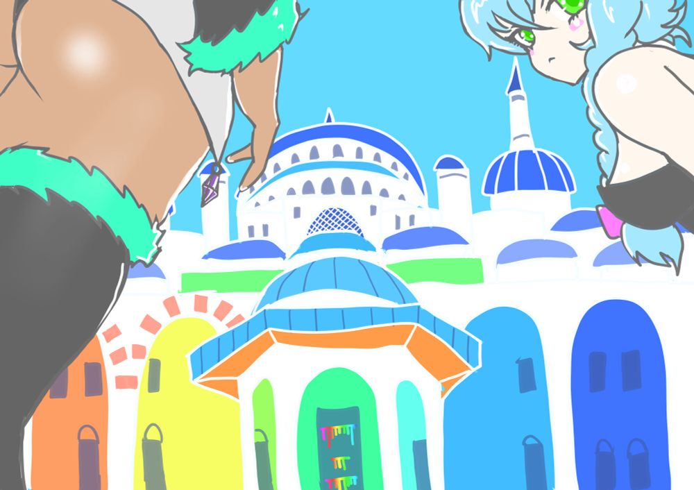 今回はパステル調

ファンタジーゾーンに影響されたか！？