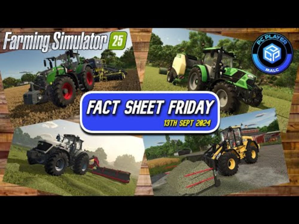 FACT SHEET FRIDAY - 13th September | FS25 |