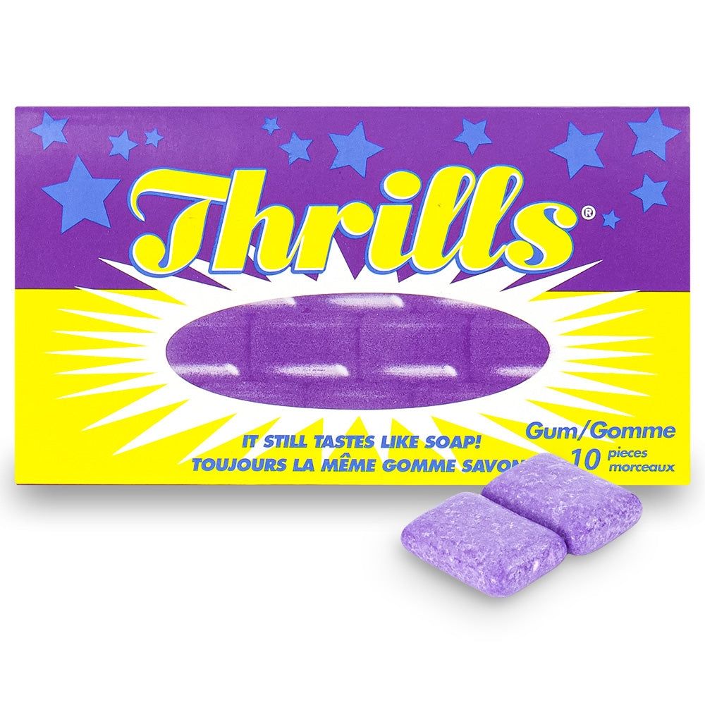 A picture of thrills gum for reference.