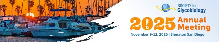 banner for the 2025 SfG annual meeting with a picture of a marina with boats and sunset in the backround (orange)