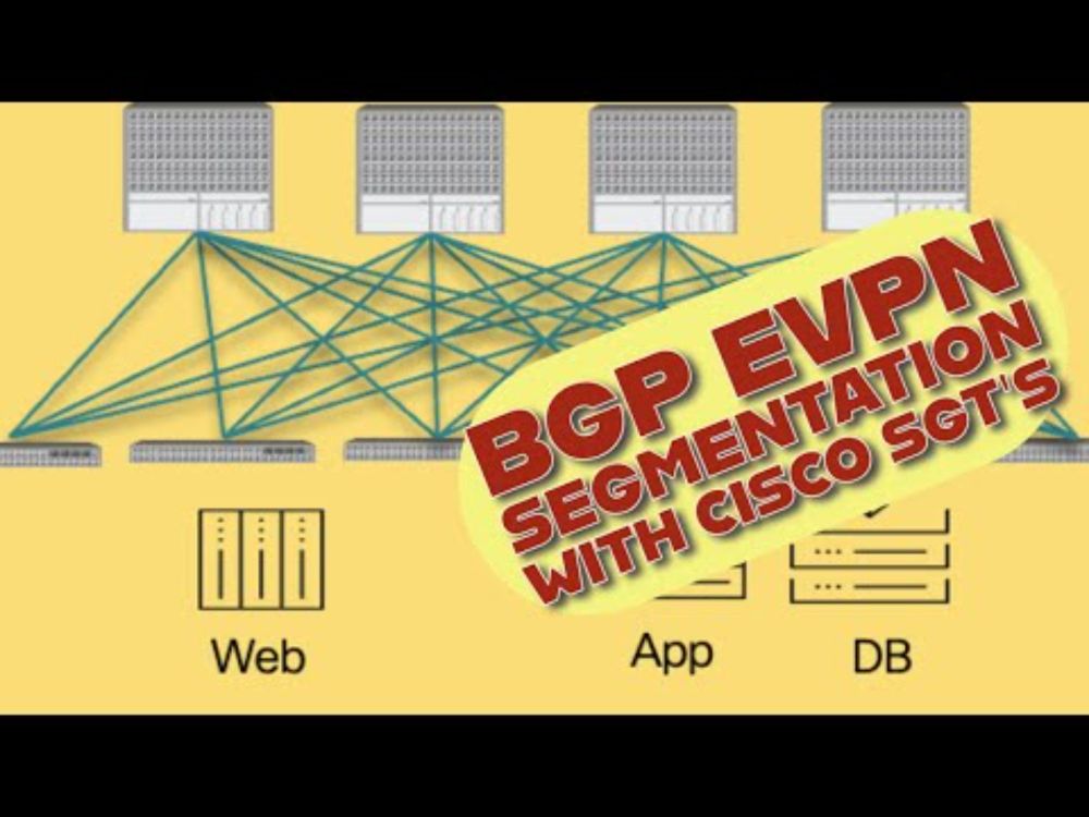 BGP EVPN VXLAN - End-to-End Segmentation with Cisco SGTs