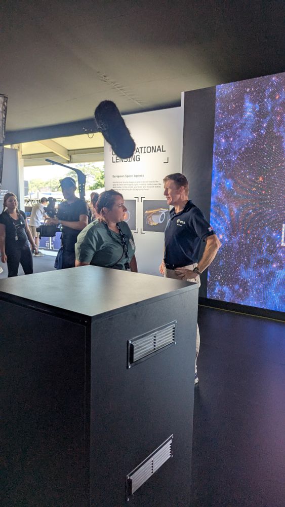 Here we have Tim Peake, checking out the future lab. 