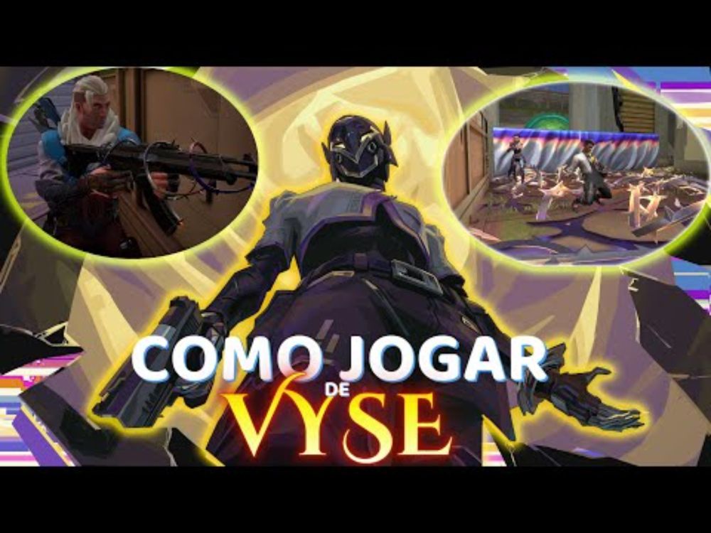 Como Jogar de VYSE // Nova AGENTE SENTINELA do VALORANT