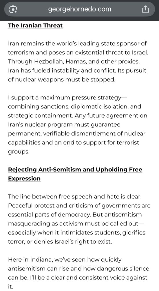 Page from www.georgehornedo.com/israelpolicy