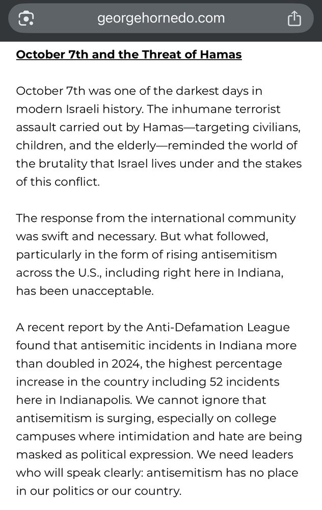 Page from www.georgehornedo.com/israelpolicy