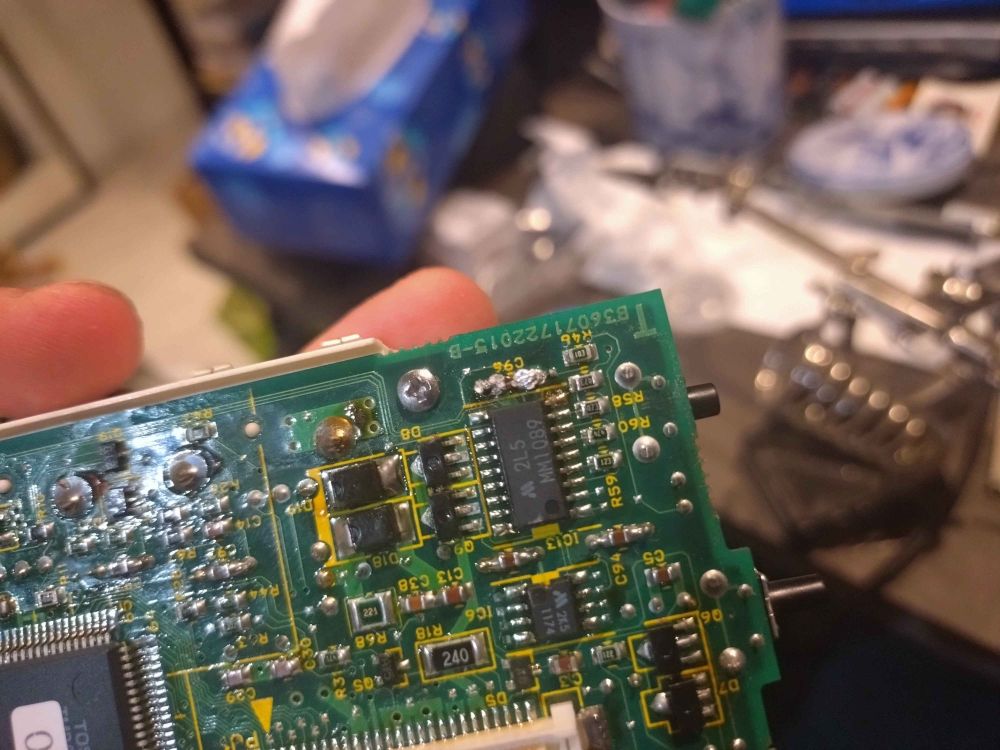 The motherboard I repaired