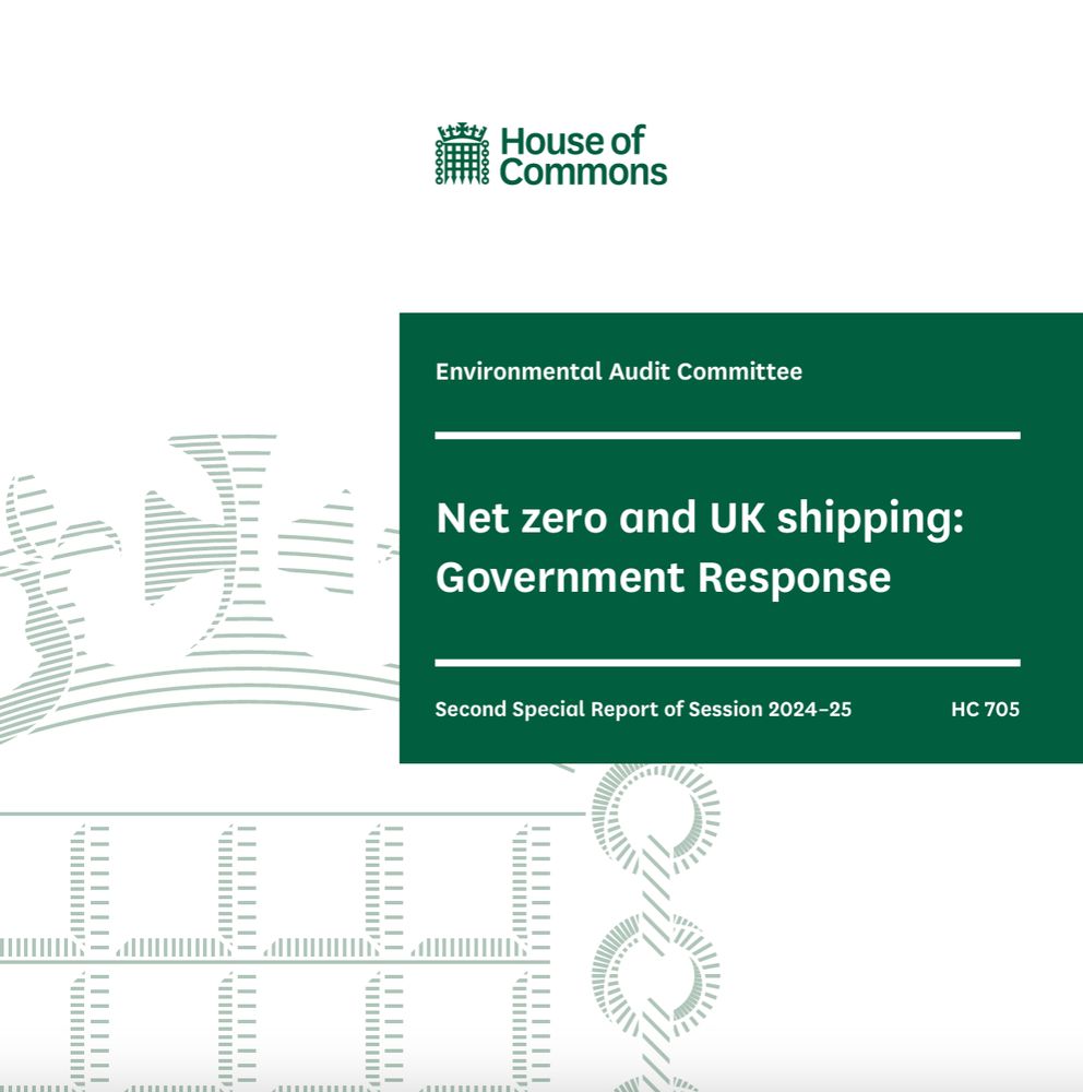 Image of the net zero and shipping report front cover