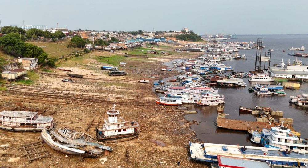 Antes e depois: fotos mostram cenários da maior seca da história em Manaus