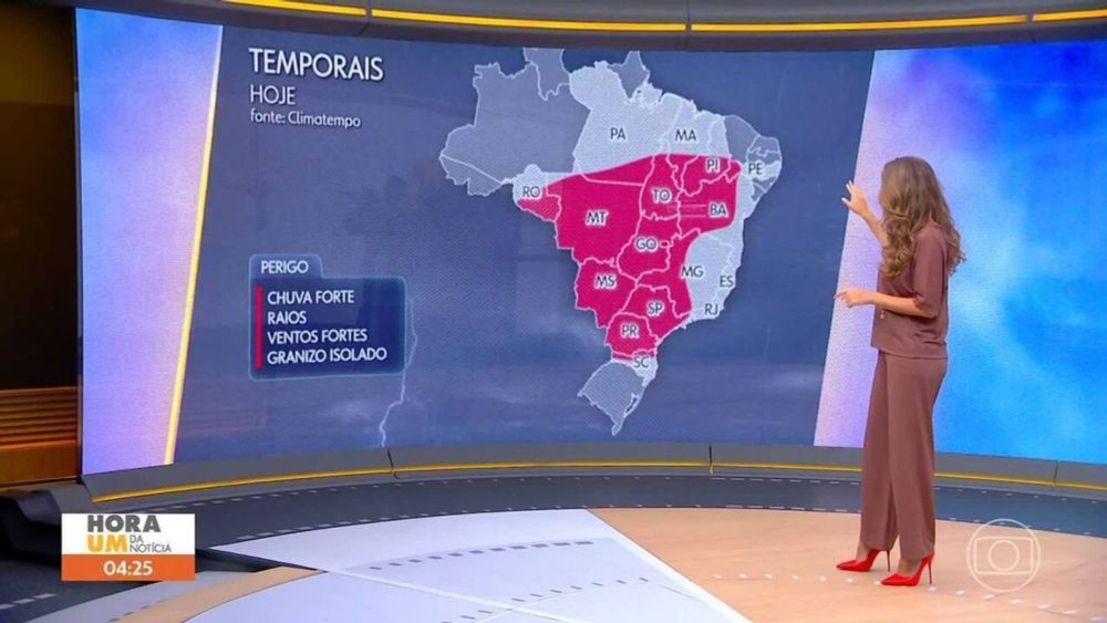 Sudeste tem previsão de novos temporais nesta sexta; ventos podem chegar a 100 km/h