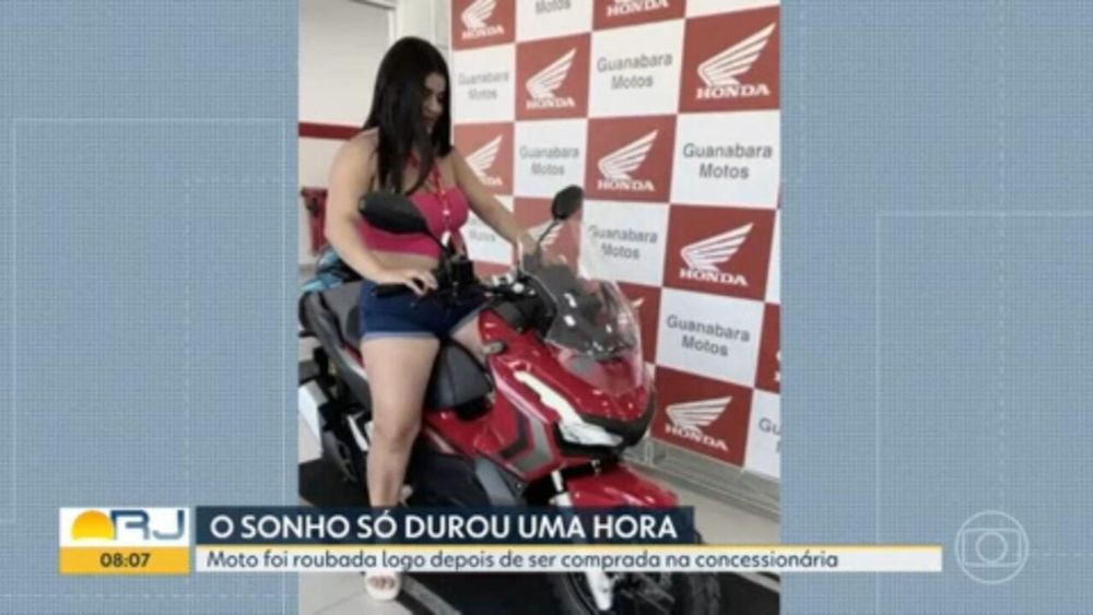 Irmãs saem com moto 0 km de concessionária e são roubadas 10 minutos depois