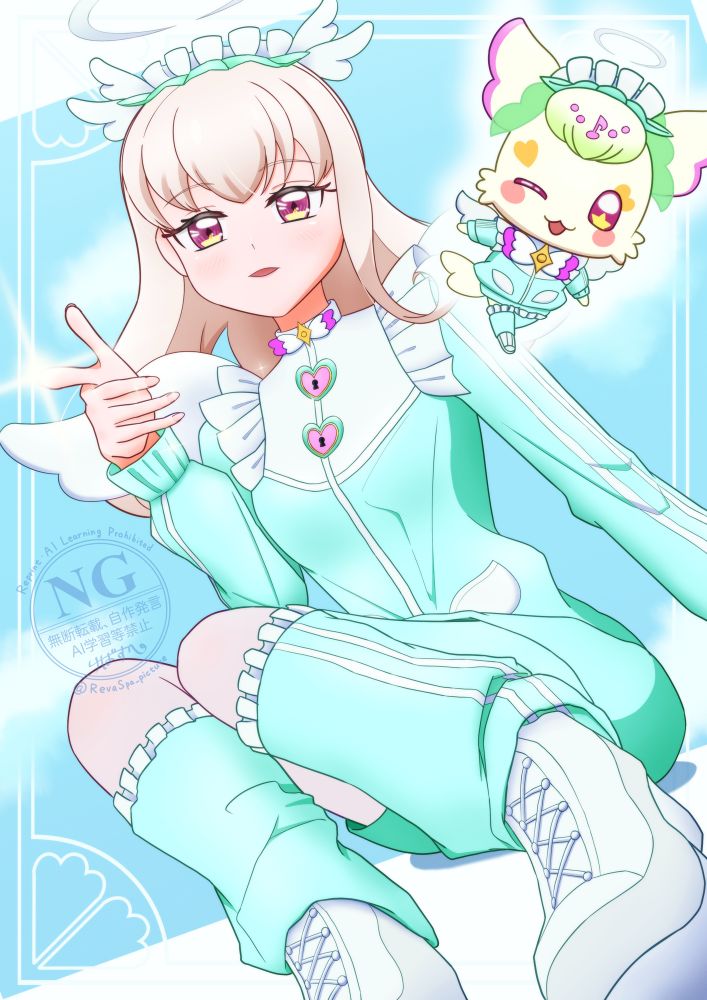 今日の感動で妖精も描きましたw