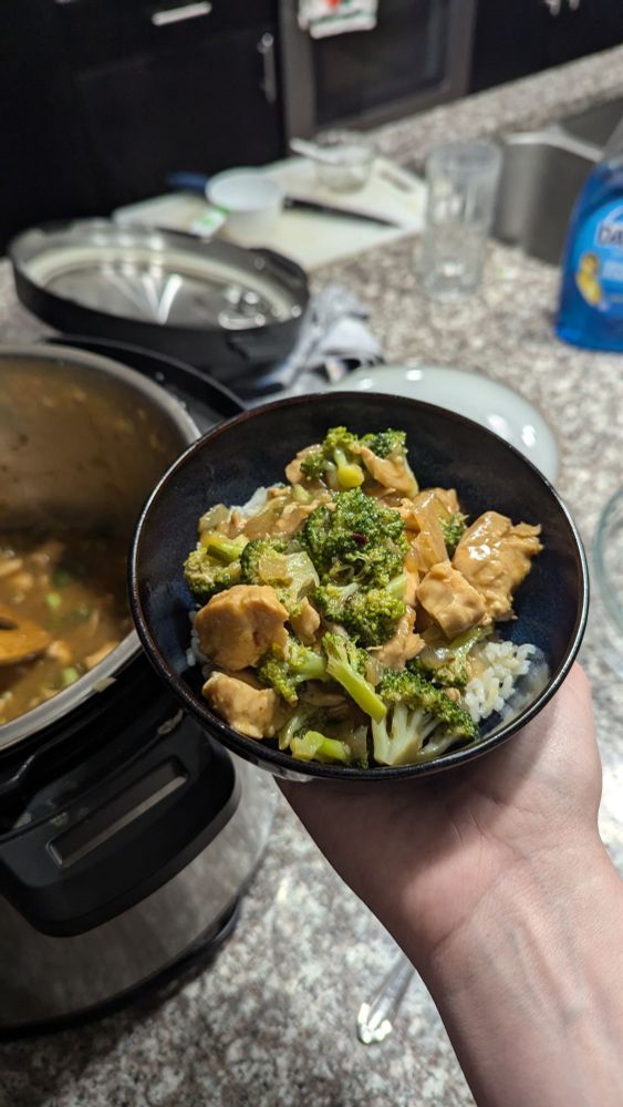 Dinner made. Chicken and broccoli 