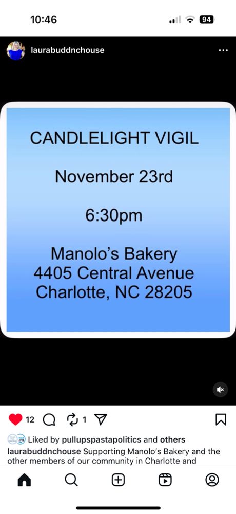 Candlelight vigil, Nov 23, 6:30pm