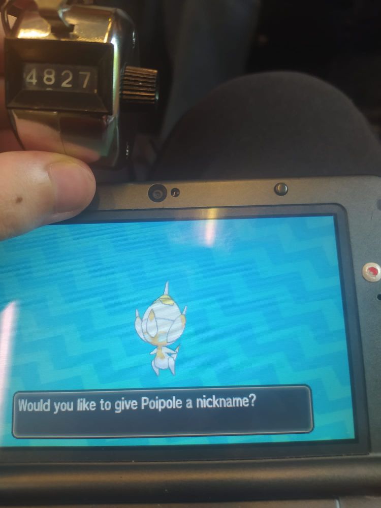 Shiny poipole after 4827 SRs