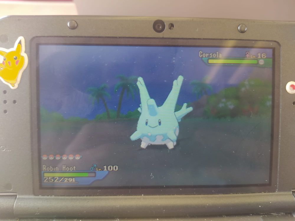 Shiny corsola from SOS chaining