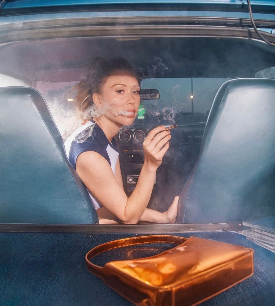 lesbian icon gabby windey looking gorgeous for edie parker flower