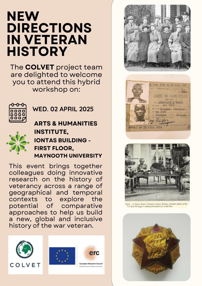 New Direction’s in veteran history hybrid event flyer