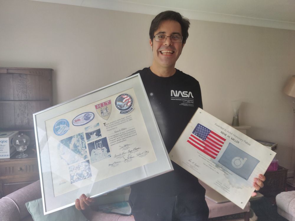 Flags and patches that have been in space!