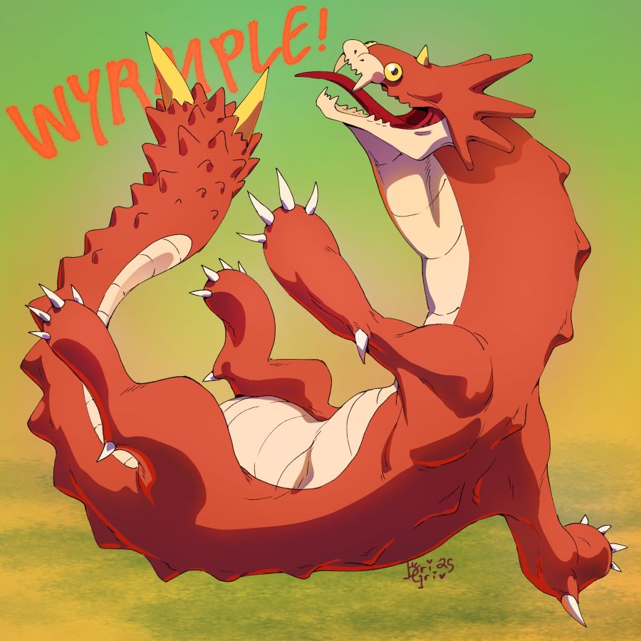 A dragon resembling Wurmple sort of