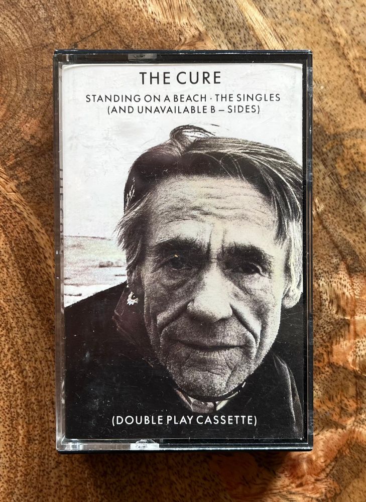 Cassette of ‘Standing On A Beach - The Singles’ by The Cure, released on 6th May 1986.