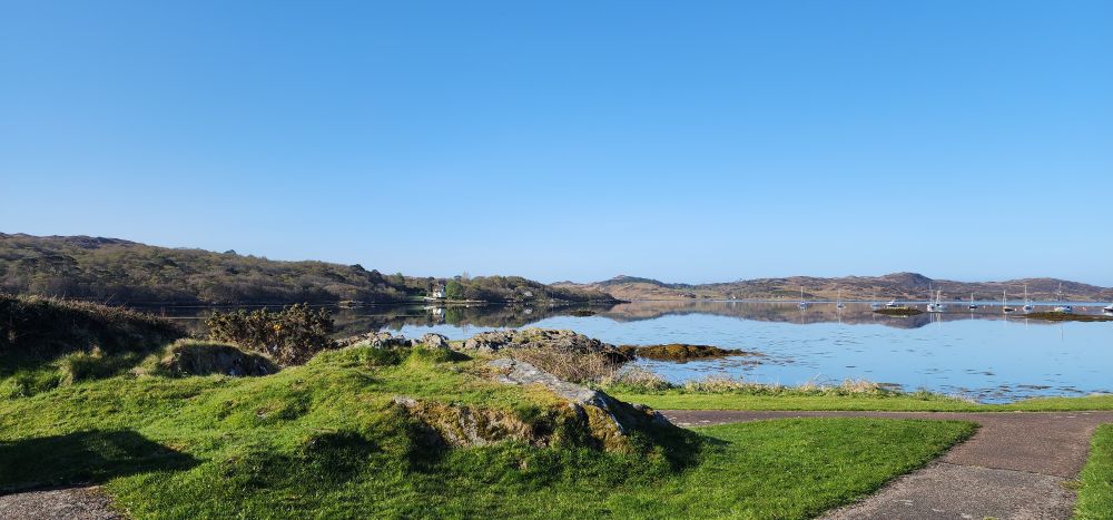 Arisaig coast in Scotland