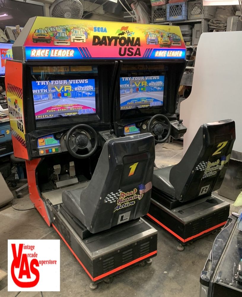 an old cabinet for Sega Daytona USA
