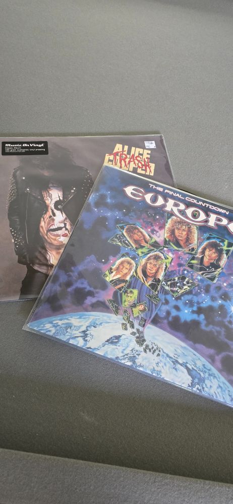Two 1980s records
 Europe's The Final Countdown
 Alice Cooper's Poison 