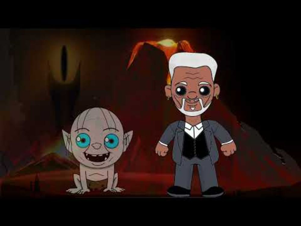 'Twas the Night Before Helms Deep - Gollum & Morgan Freeman (Parody)