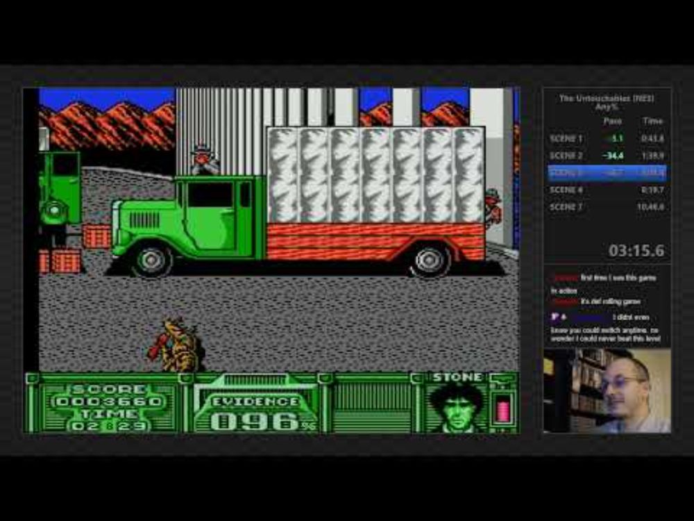 Untouchables, The (NES) Any% in 09:37.60