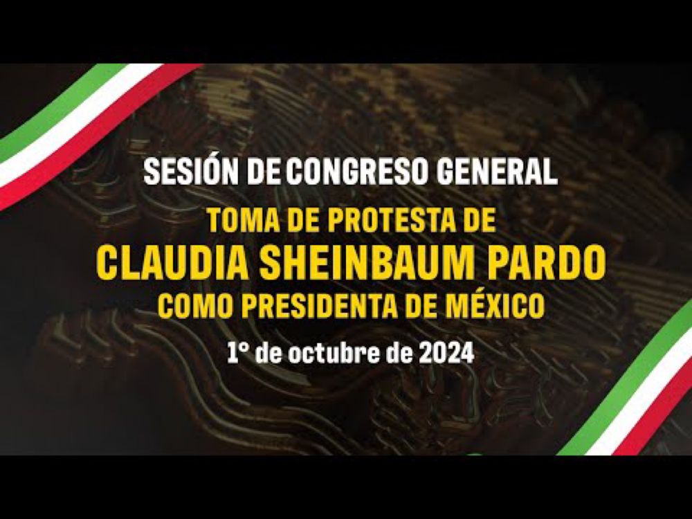 🔴 Sesión de Congreso General: #TomaDeProtesta de Claudia Sheinbaum como Presidenta de México 🇲🇽