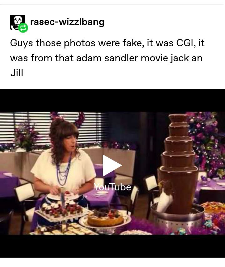 Guys those photos were fake, it was CGI, it was from that adam sandler movie jack an Jill