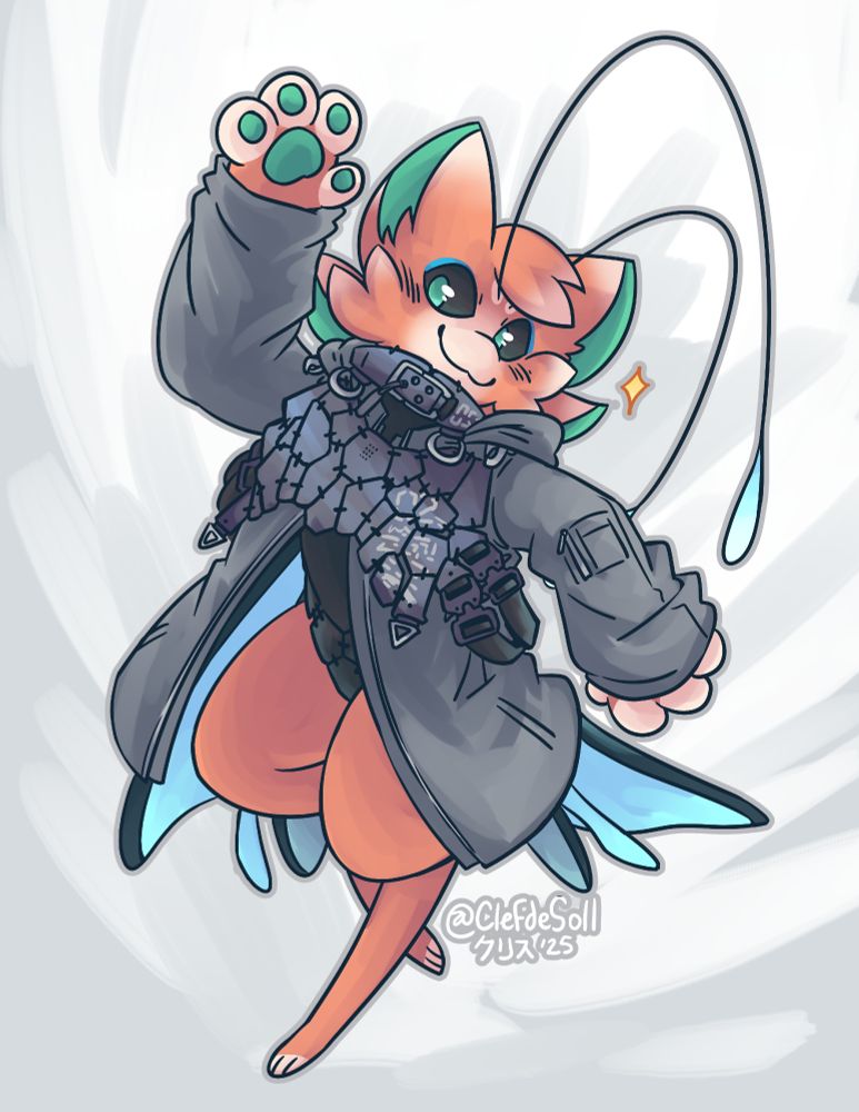 Lumia in a mech-inspired hoodie