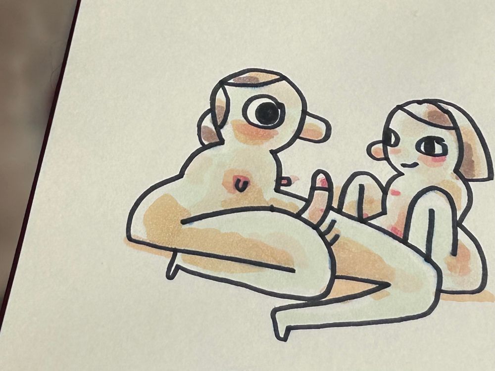 Sitting with each other