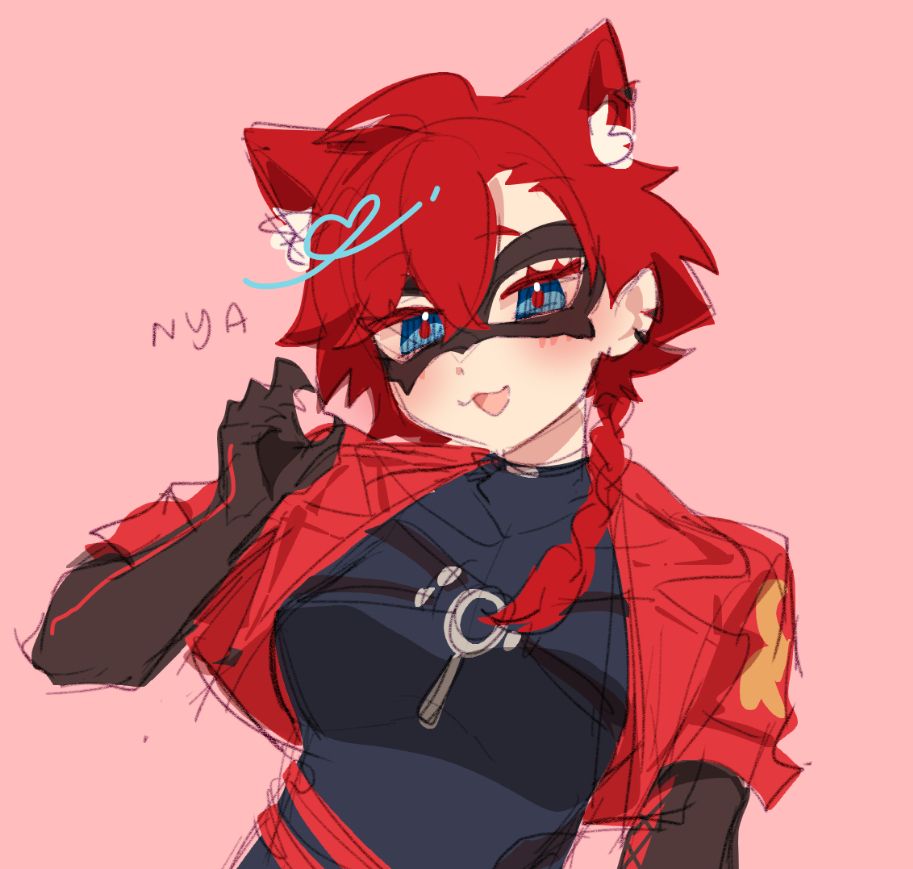 sketch fanart of rule 63 caspurr catacini