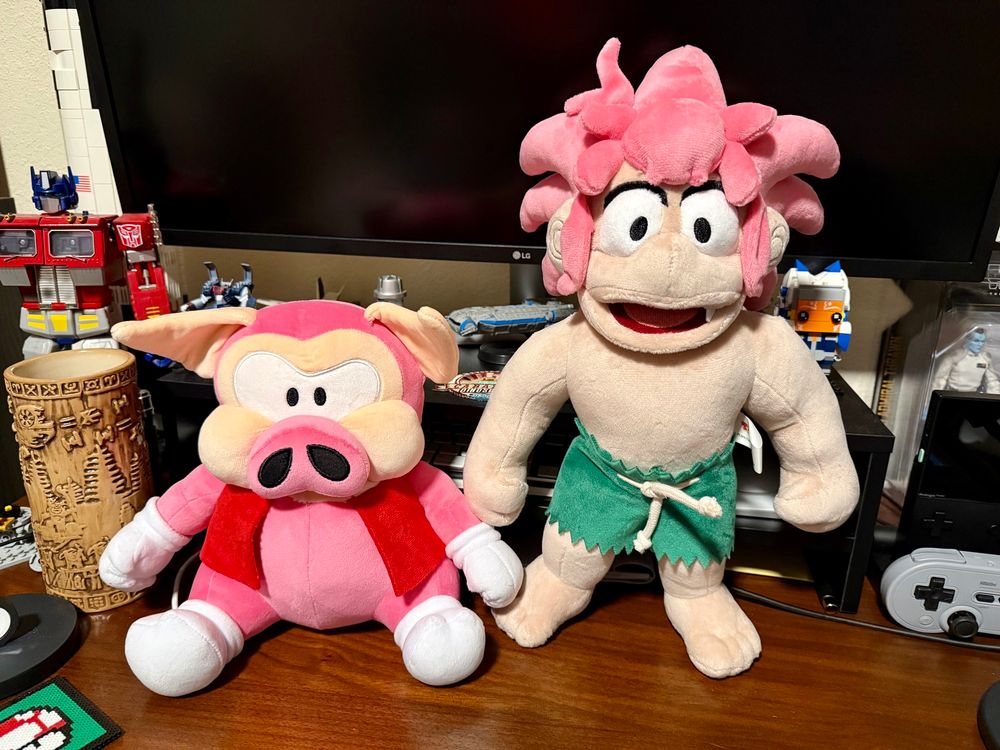 Limited Run Games plush Tomba and evil pig. 