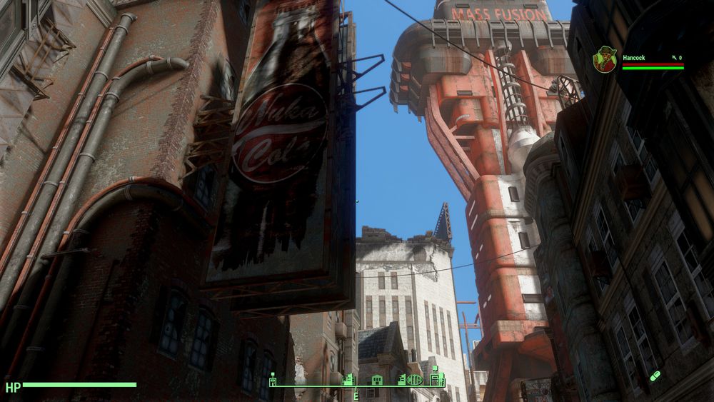 Vertical image of Mass Fusion building in downtown Boston.