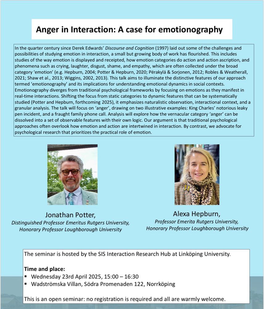 The anger in interaction poster