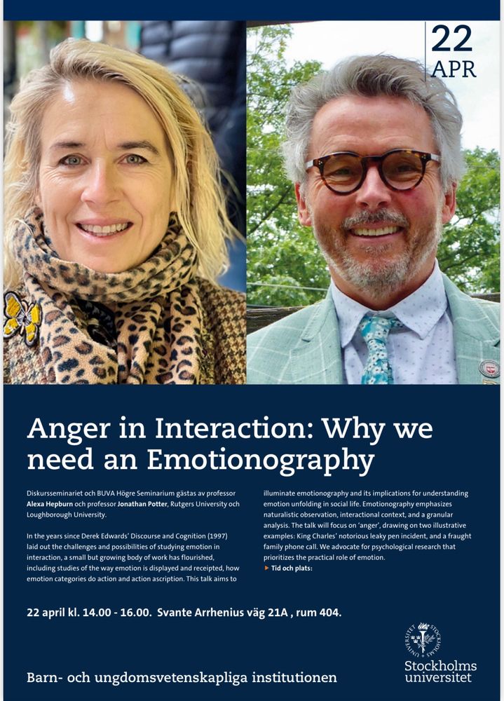 The poster for the talk
