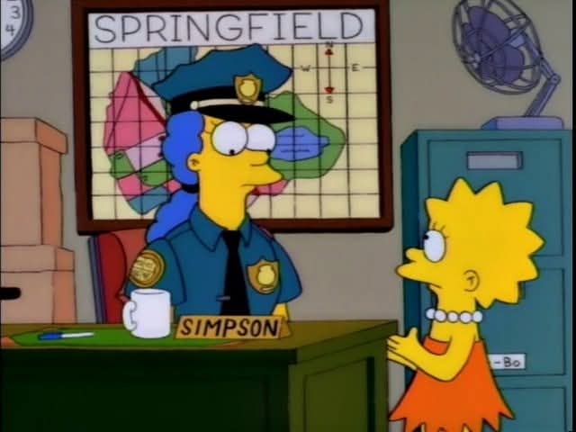 [ Marge staring blankly]