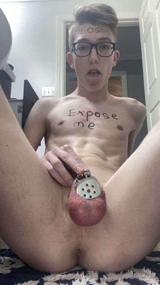 Twink boy exposed forever