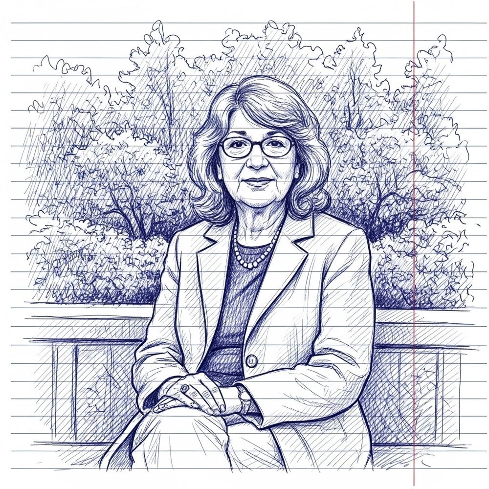 This is from a favorite photo of my mom, Patricia that I ran through a filter on my phone, and the result is what looks like a pencil or pen drawing of her. I'm pleased with how it turned out. First time I'd ever tried doing anything like that on my phone and decided to do it for the fun of it.