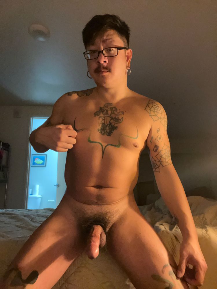 Naked guy with boner 