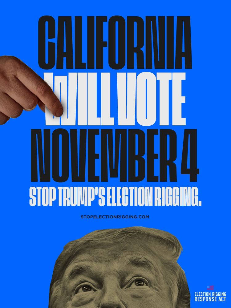 California is fighting back with a special election on Nov 4 to redraw maps to effectively end Trump's presidency in 2026. 