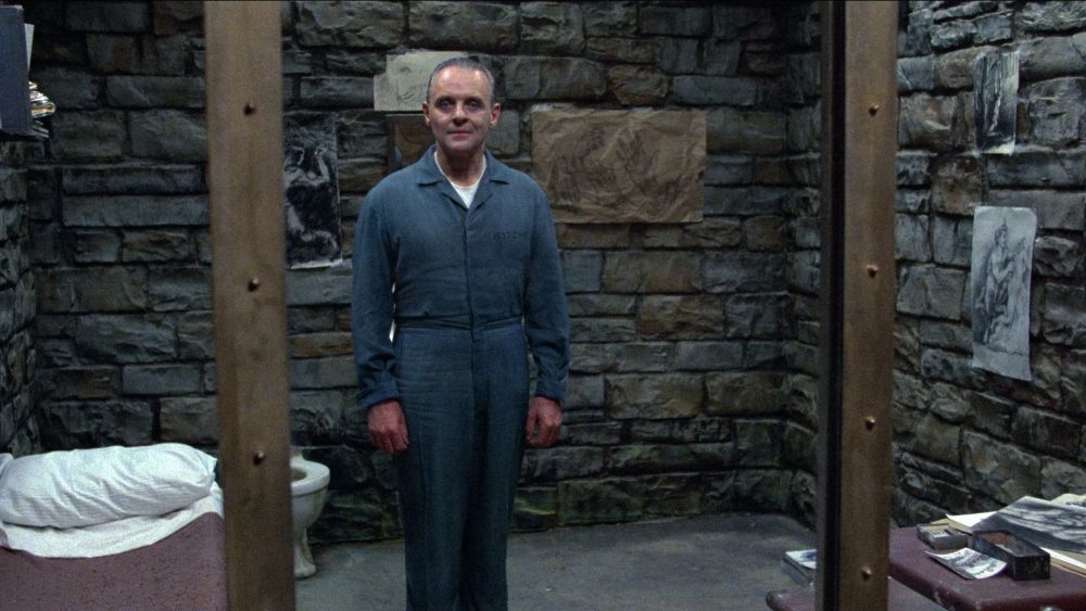 Anthony Hopkins als Hannibal Lecter im Gefängnis.