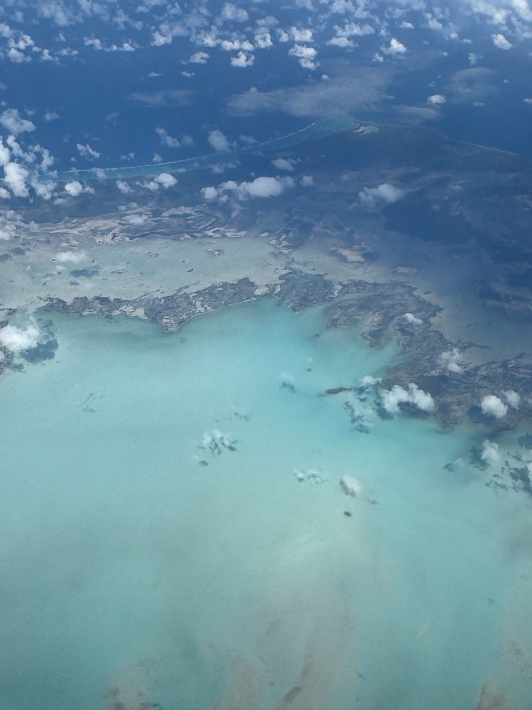 Ocean water from far above 