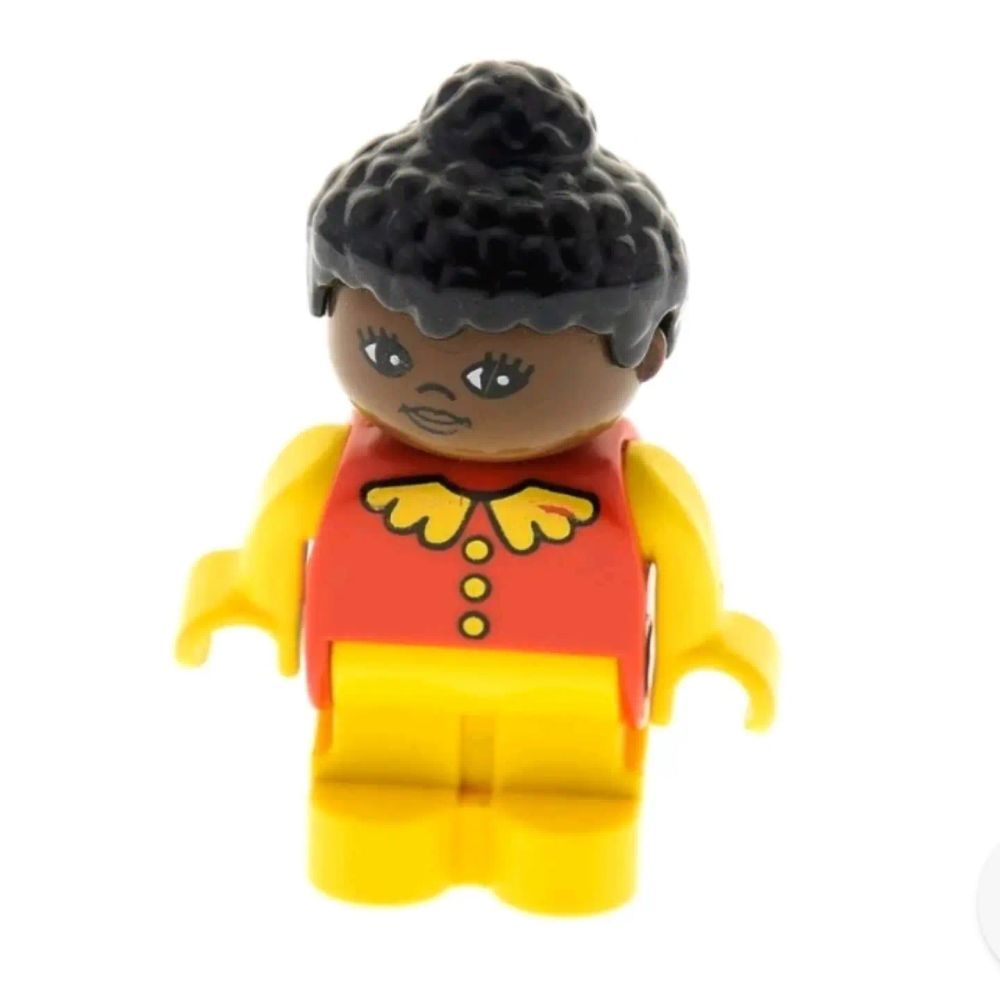 Lego Duplo Figur, kleines Schwarzes  Mädchen
